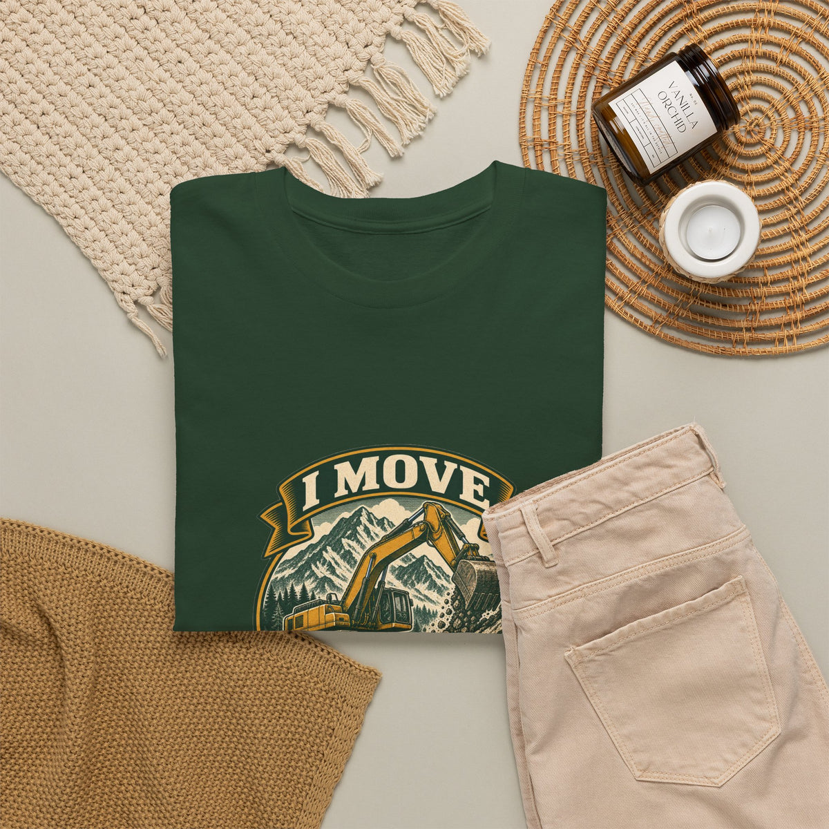 I Move Mountains For A Living Classic Tee