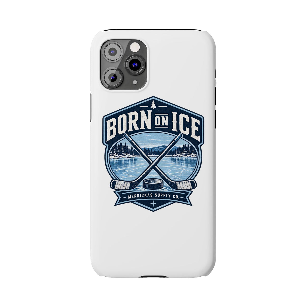 Born On Ice Phone Case