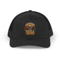 I Paused My Grill To Be Here Snapback Trucker Hat