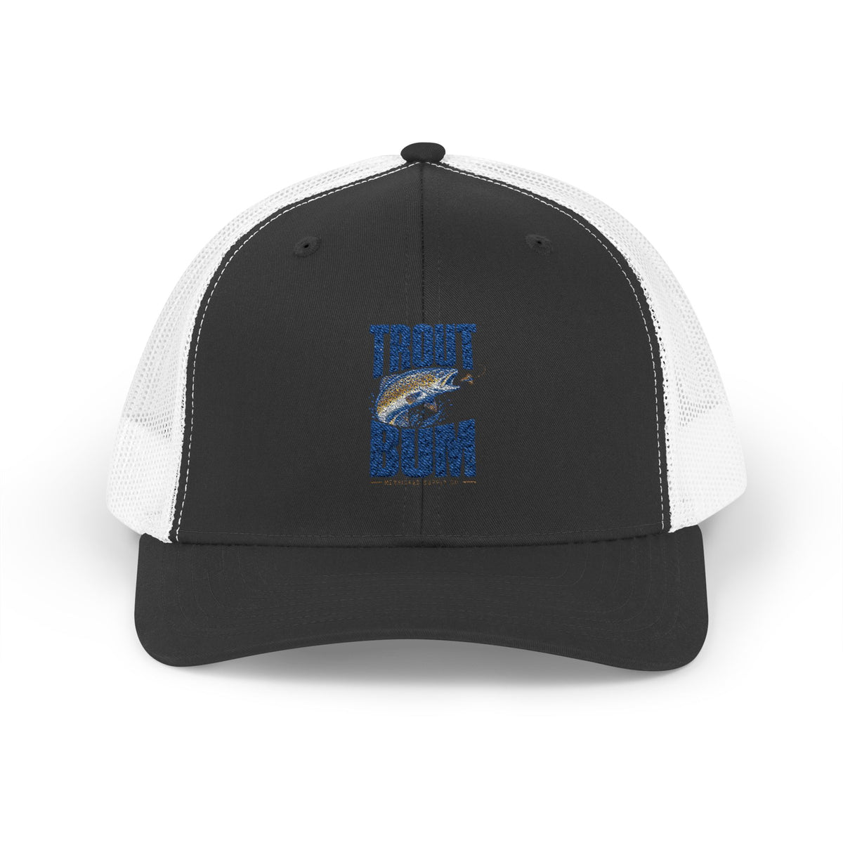 Trout Bum Snapback Trucker Cap