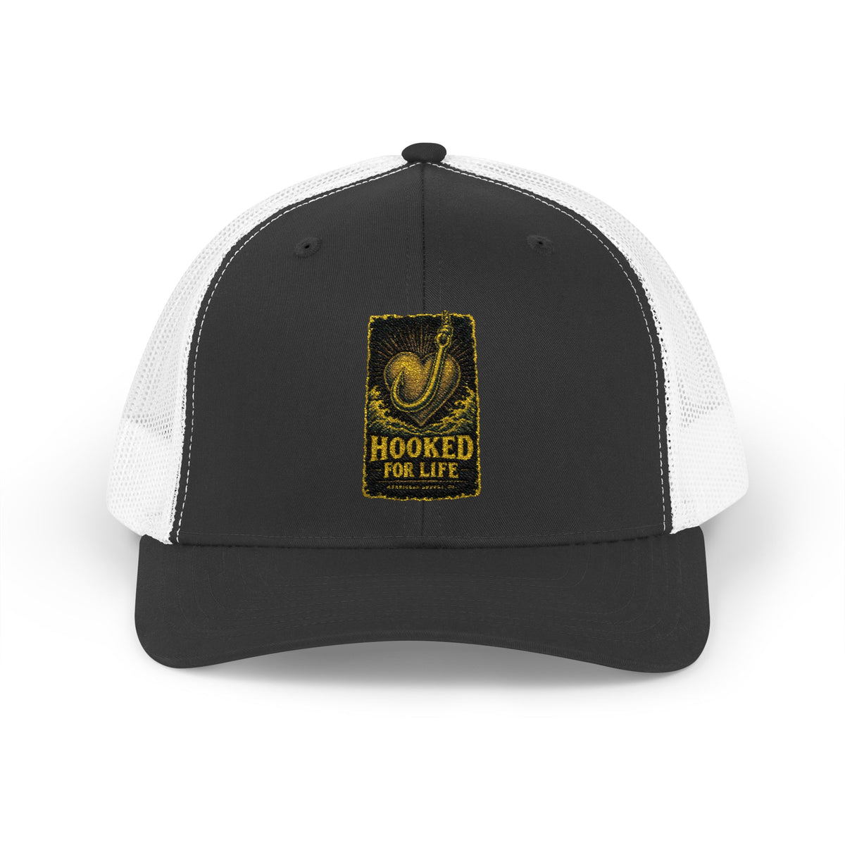 Hooked For Life Snapback Trucker Cap
