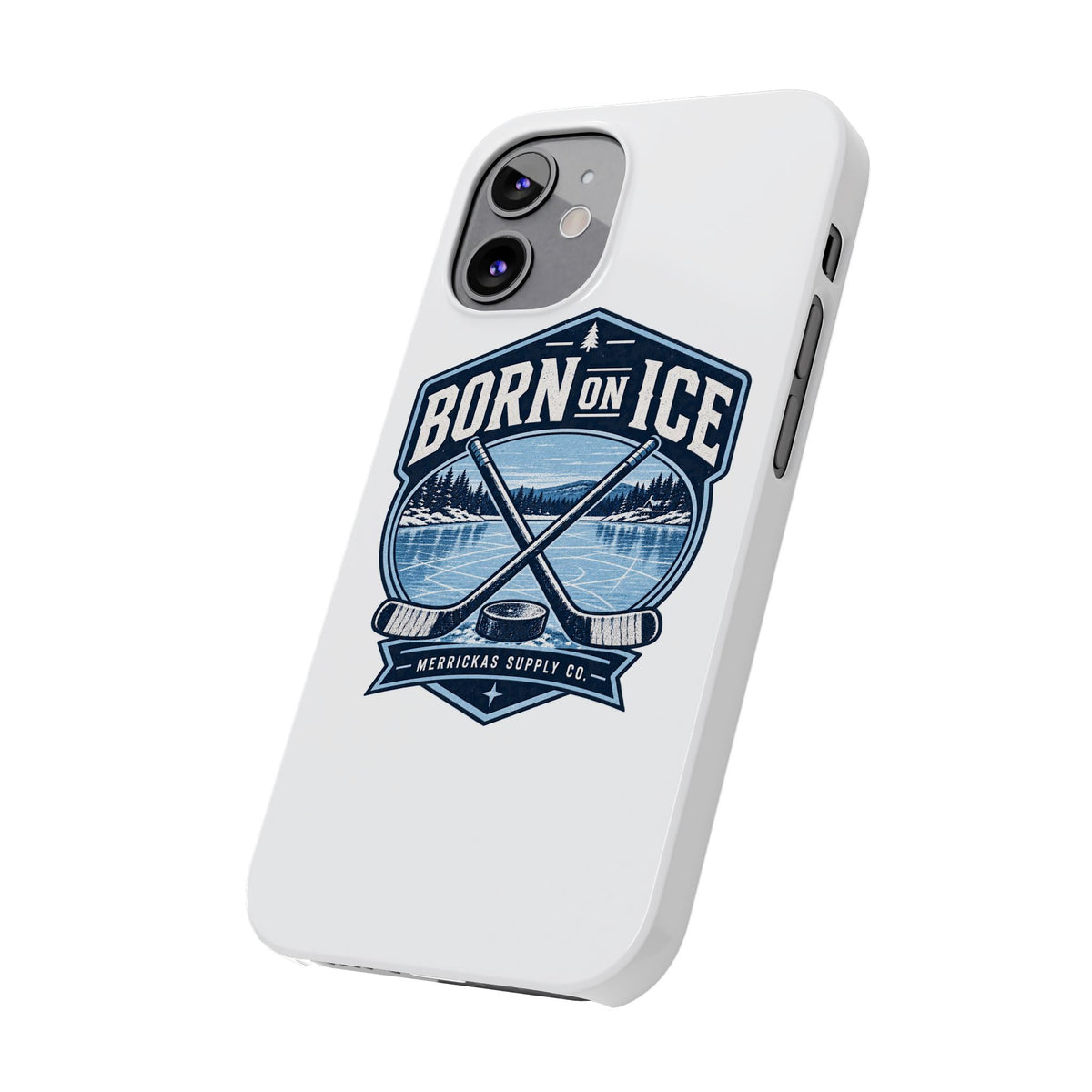 Born On Ice Phone Case