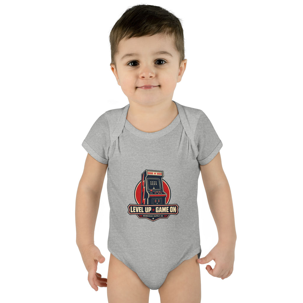 Level Up Game On Baby Onesie