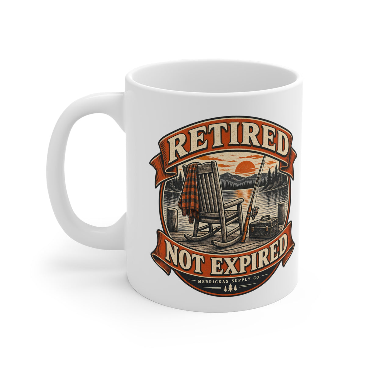 Retired Not Expired Coffee Mug 11oz