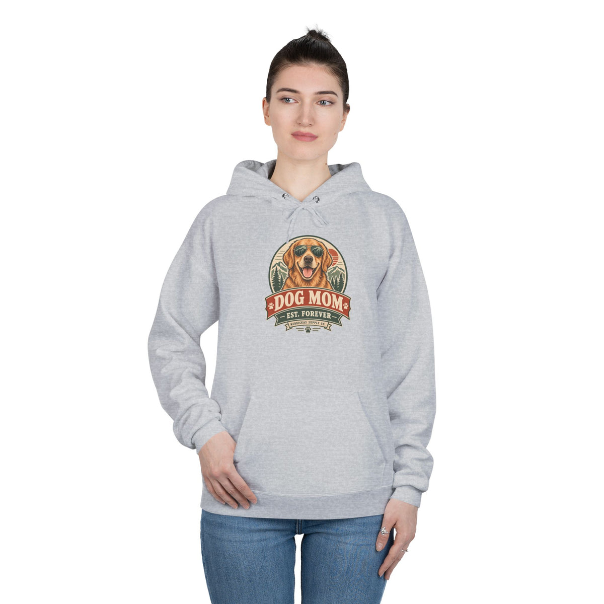 Dog Mom Est. Forever Heavyweight Hoodie