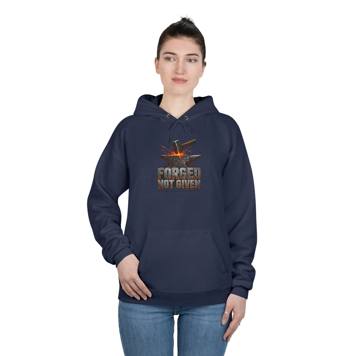 Forged Not Given Heavyweight Hoodie