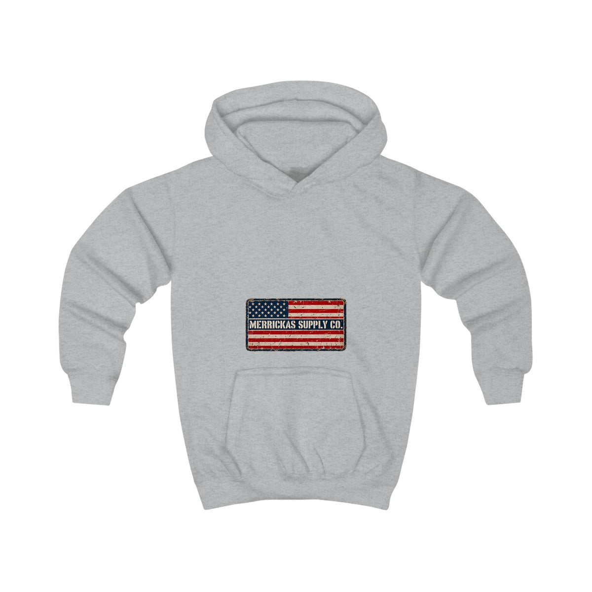 Merrickas American Flag Patch Kids' Hoodie