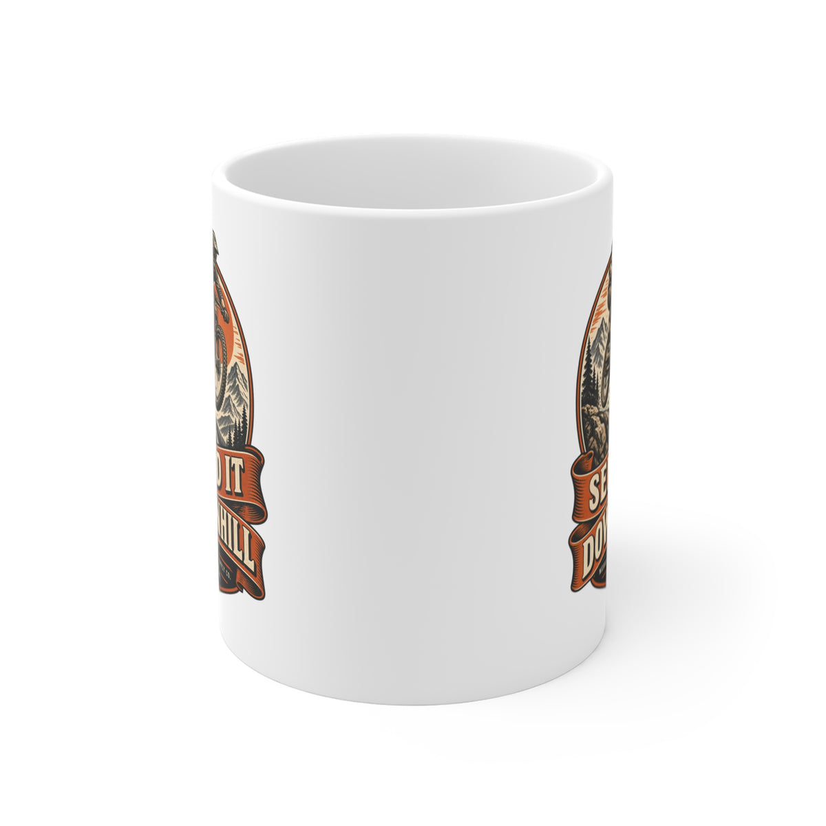Send It Downhill Coffee Mug 11oz