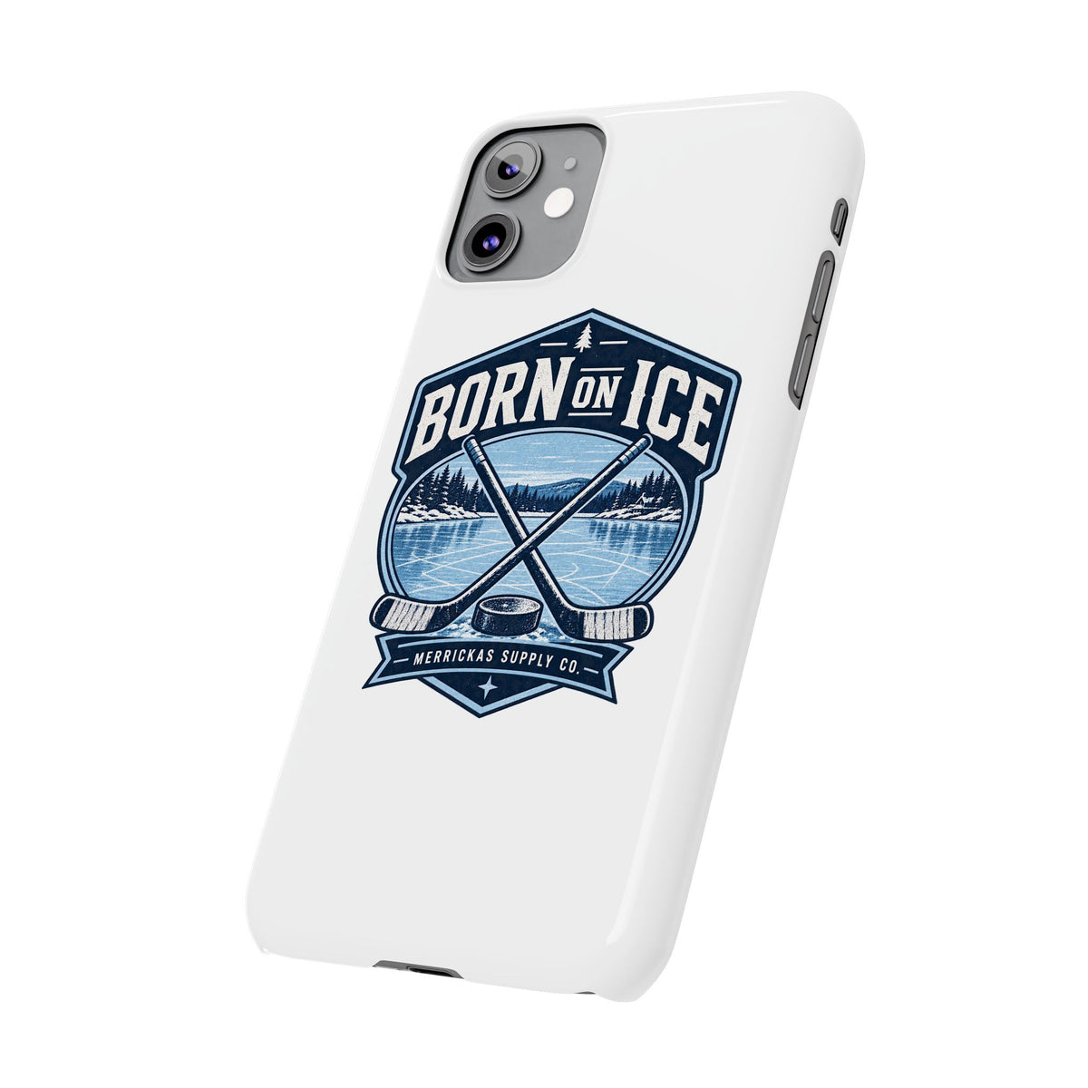 Born On Ice Phone Case