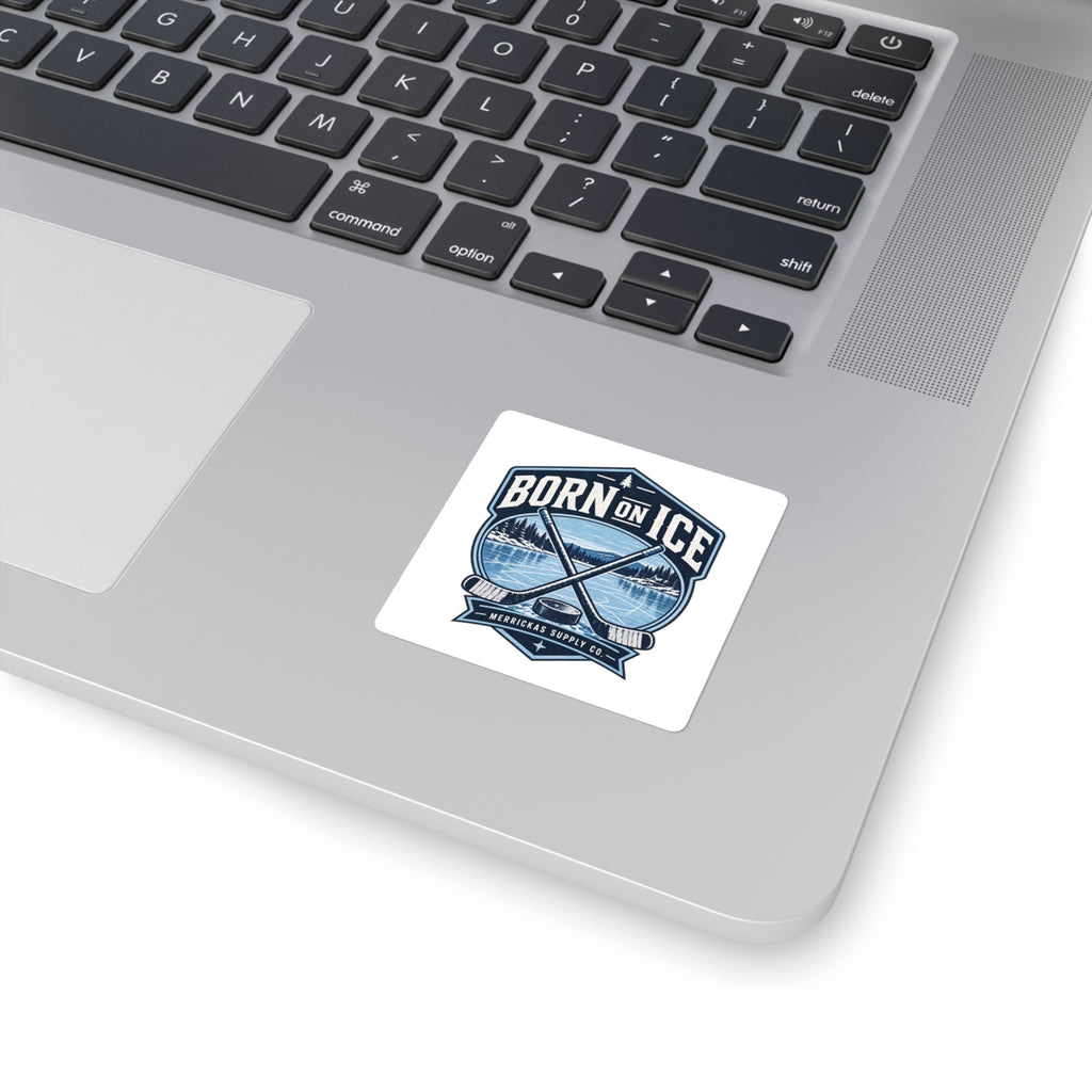 Born On Ice Sticker