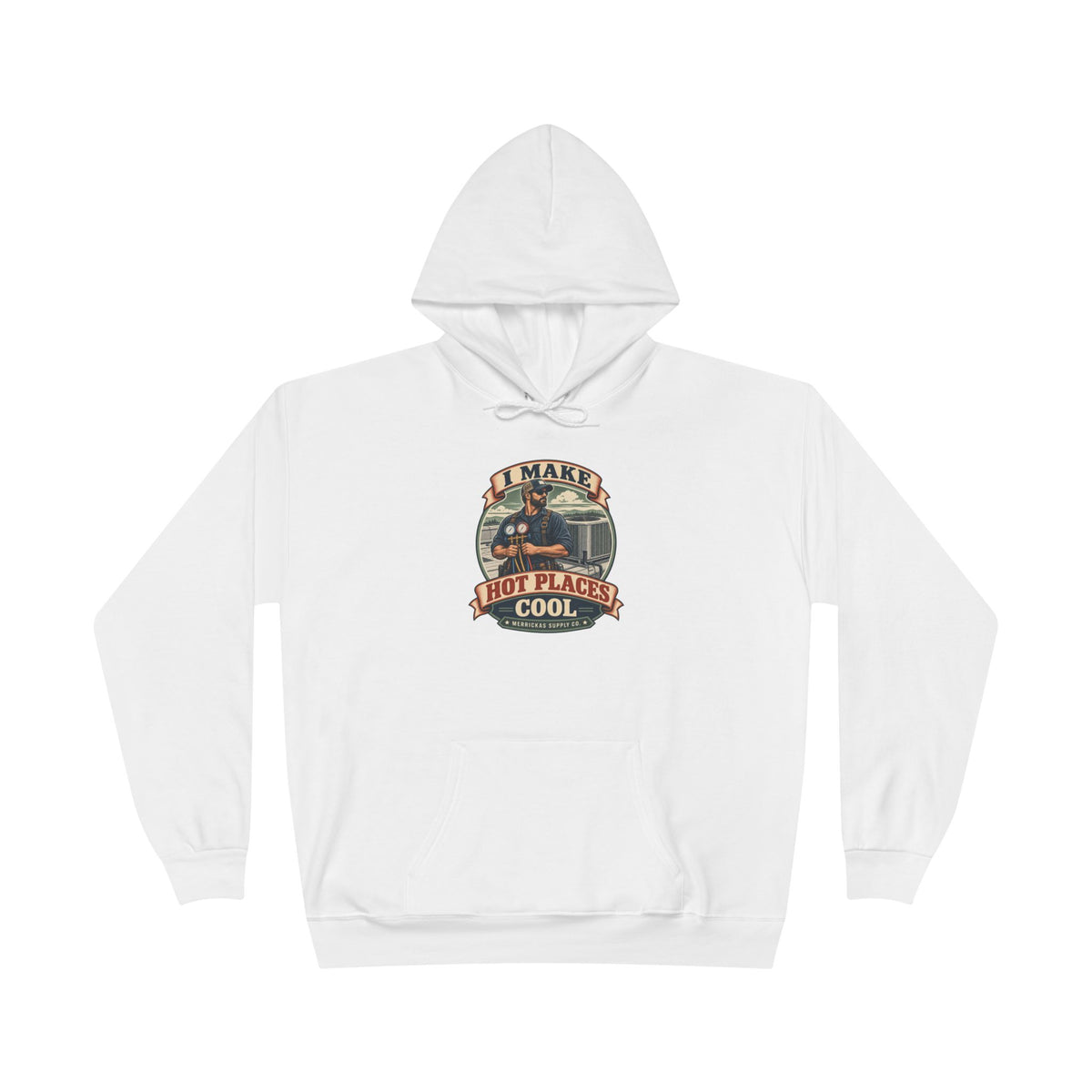 I Make Hot Places Cool Heavyweight Hoodie
