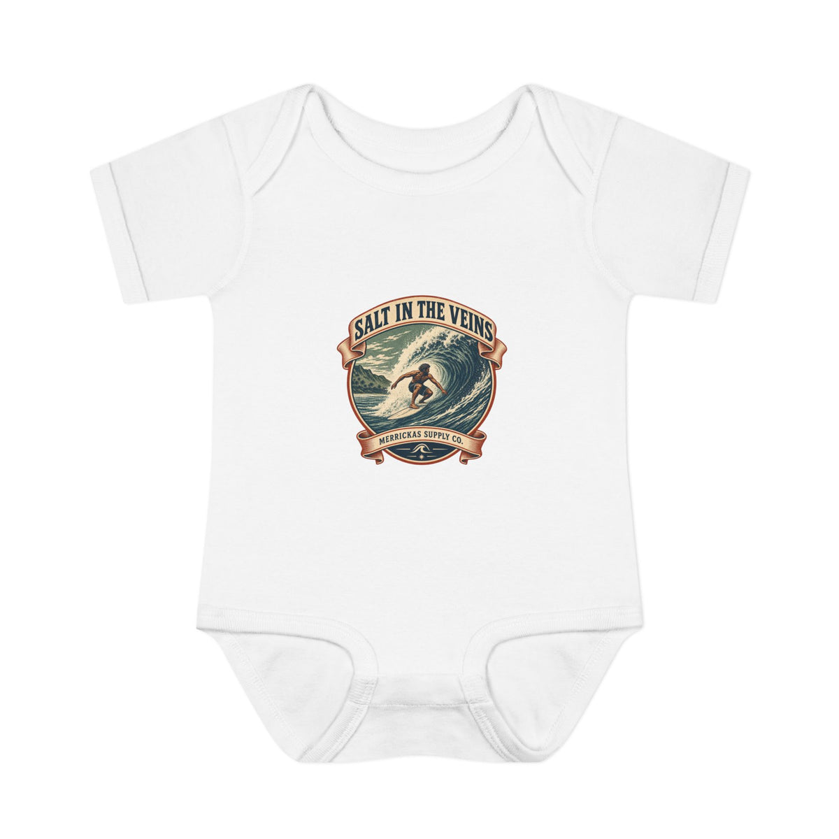 Salt In The Veins Baby Onesie