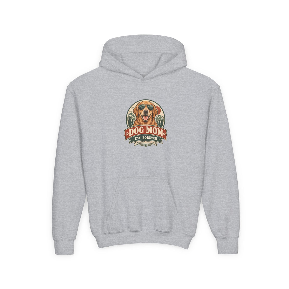 Dog Mom Est. Forever Youth Hoodie