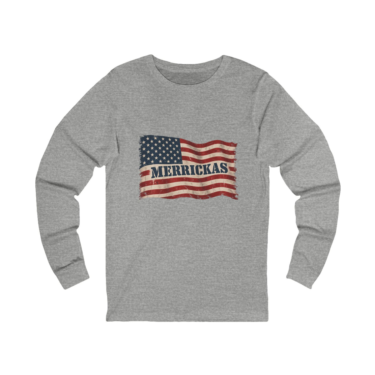 Merrickas Flag Long Sleeve Tee