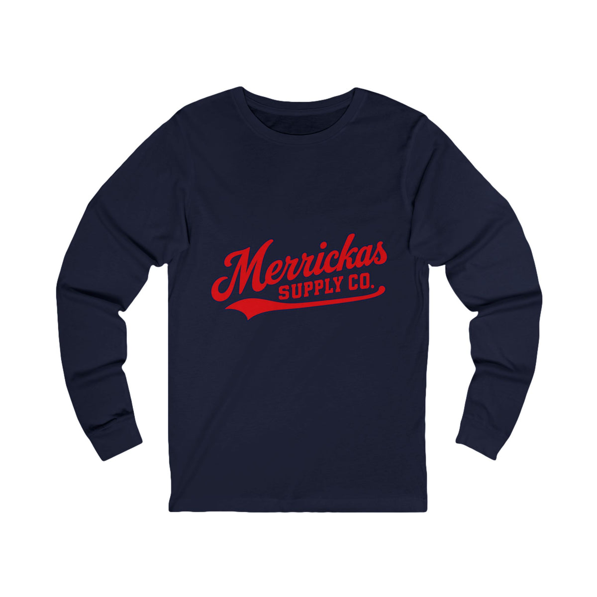 Merrickas Classic Script Long Sleeve Tee
