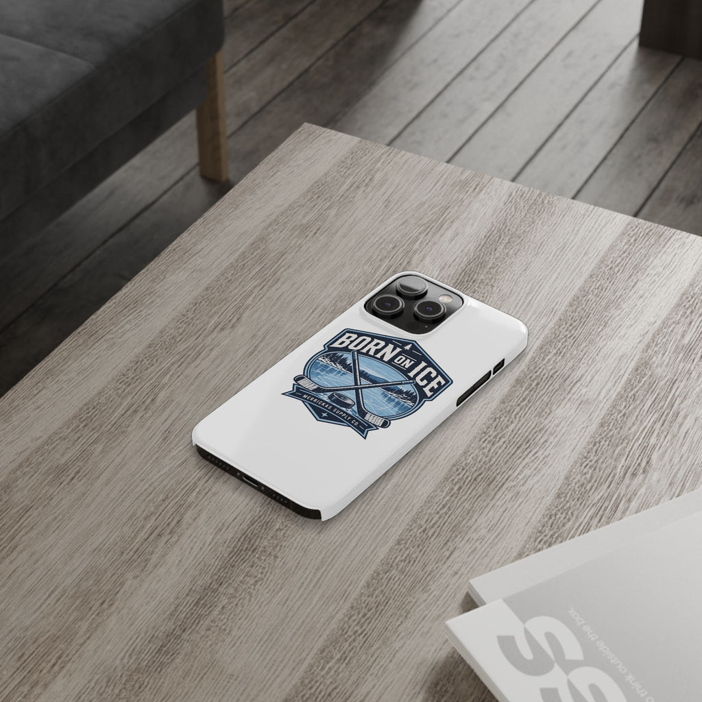Born On Ice Phone Case