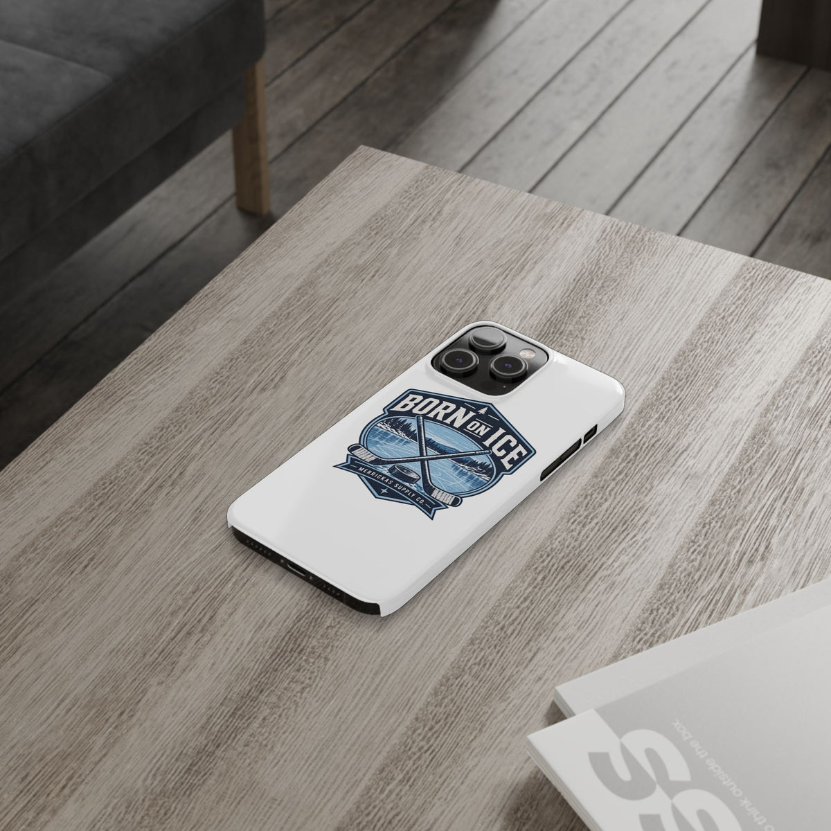 Born On Ice Phone Case