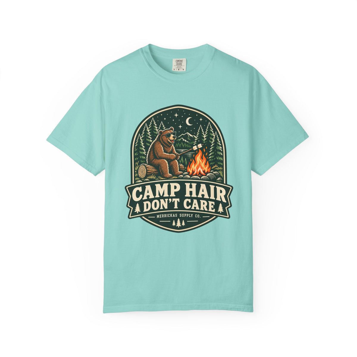 Camp Hair Don't Care Garment-Dyed Tee