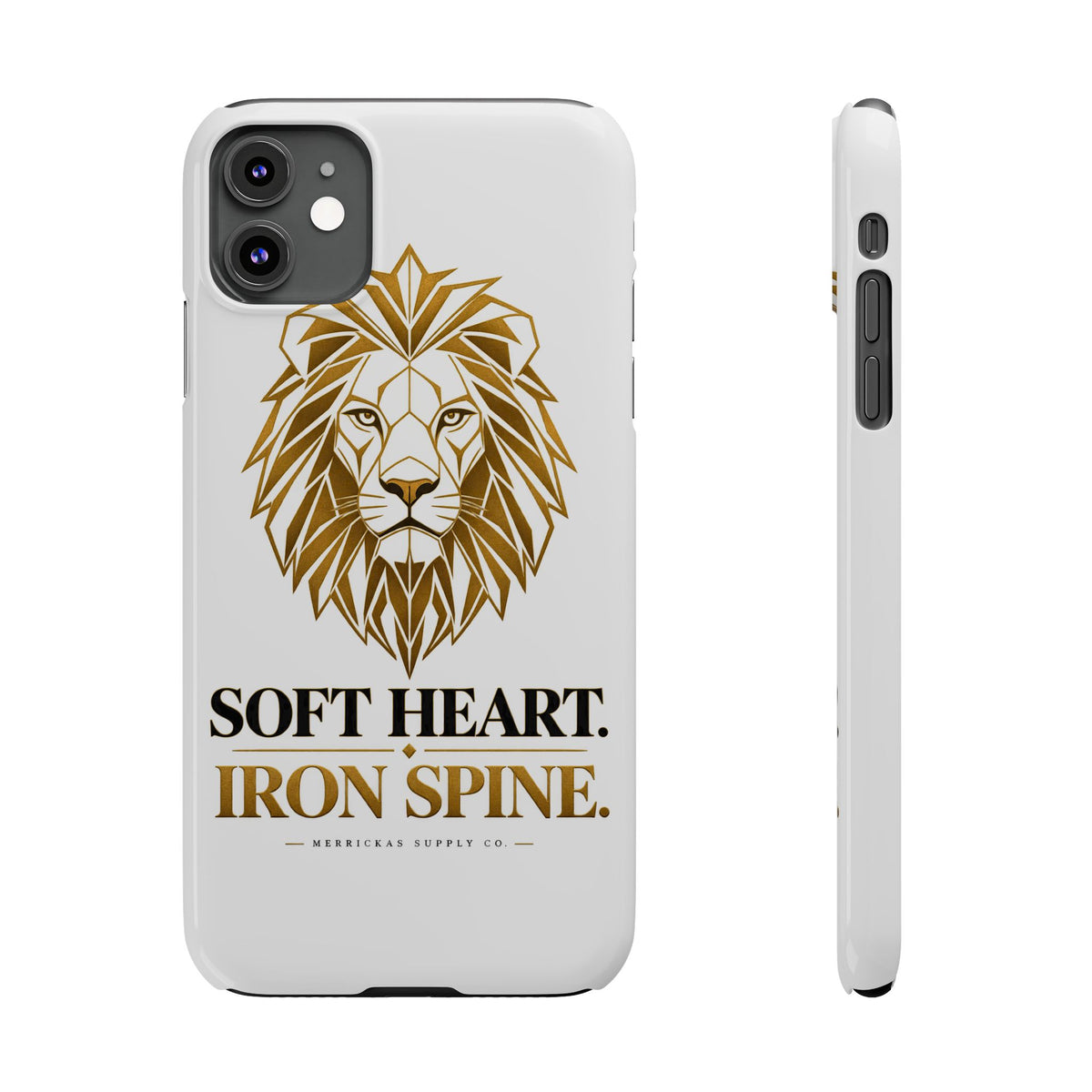 Soft Heart Iron Spine Phone Case