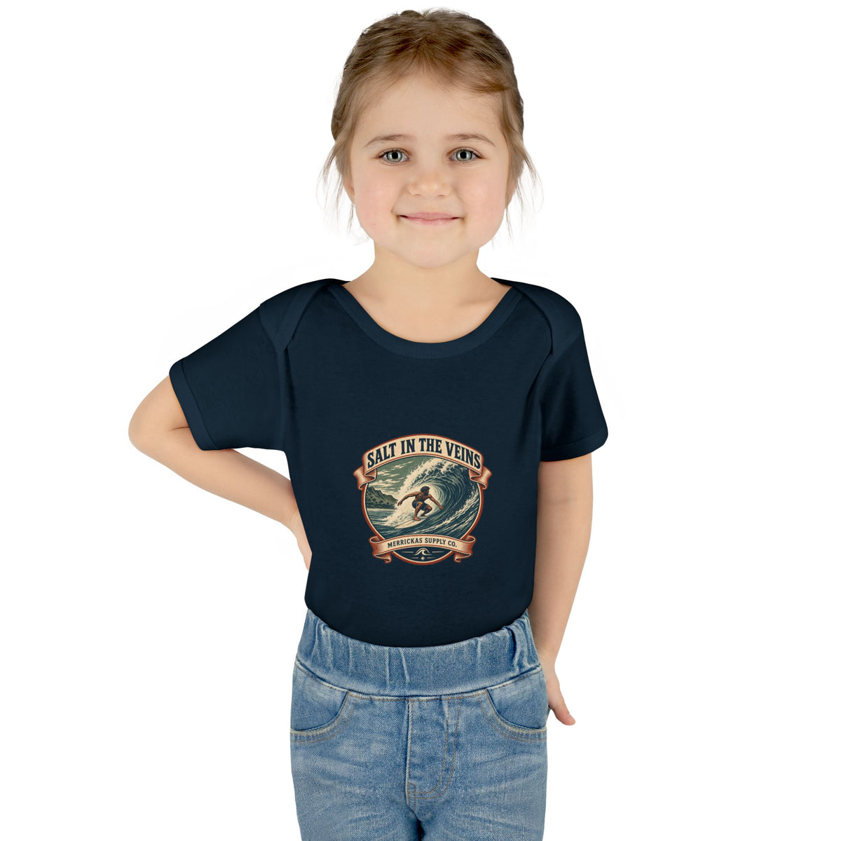 Salt In The Veins Baby Onesie