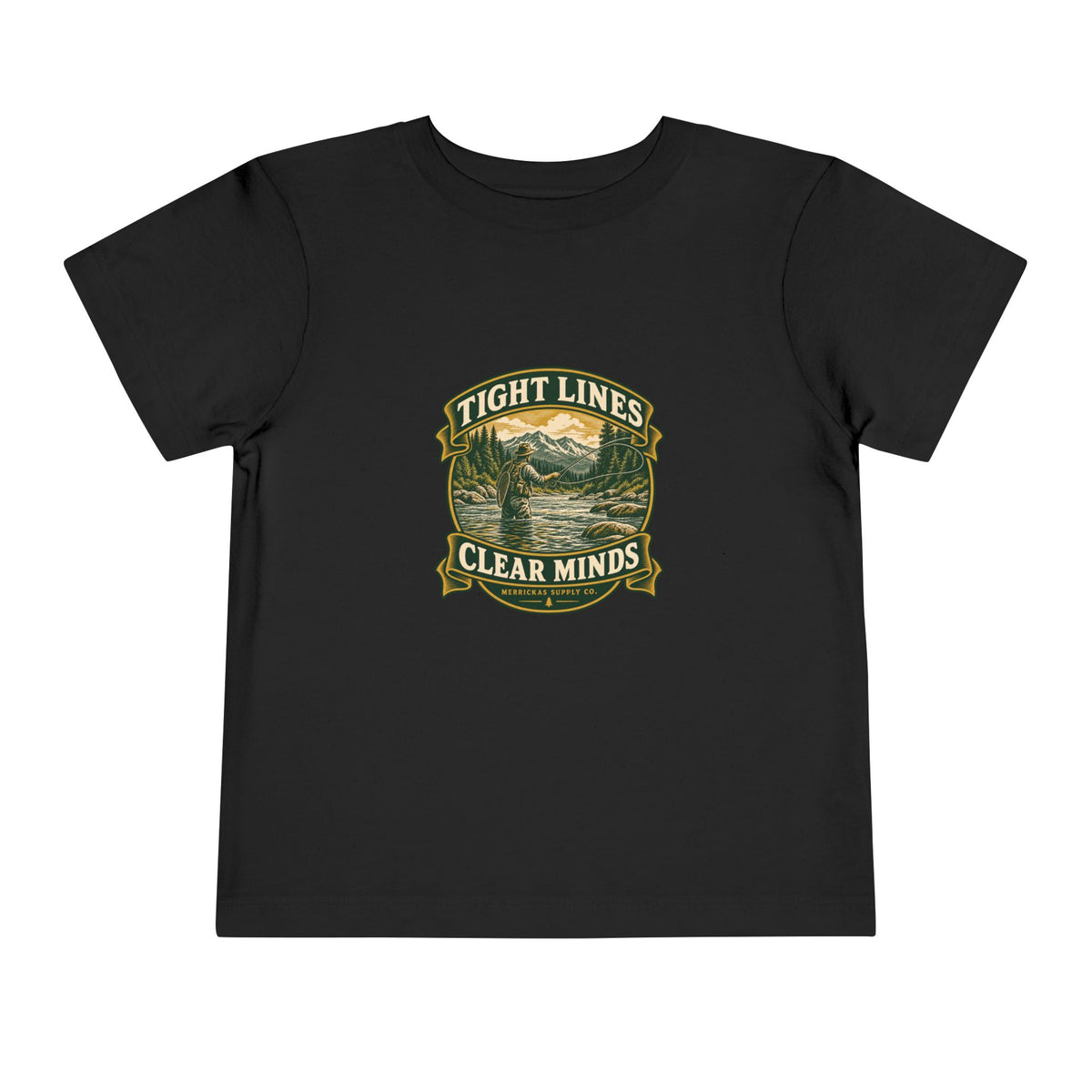 Tight Lines Clear Minds Toddler Tee