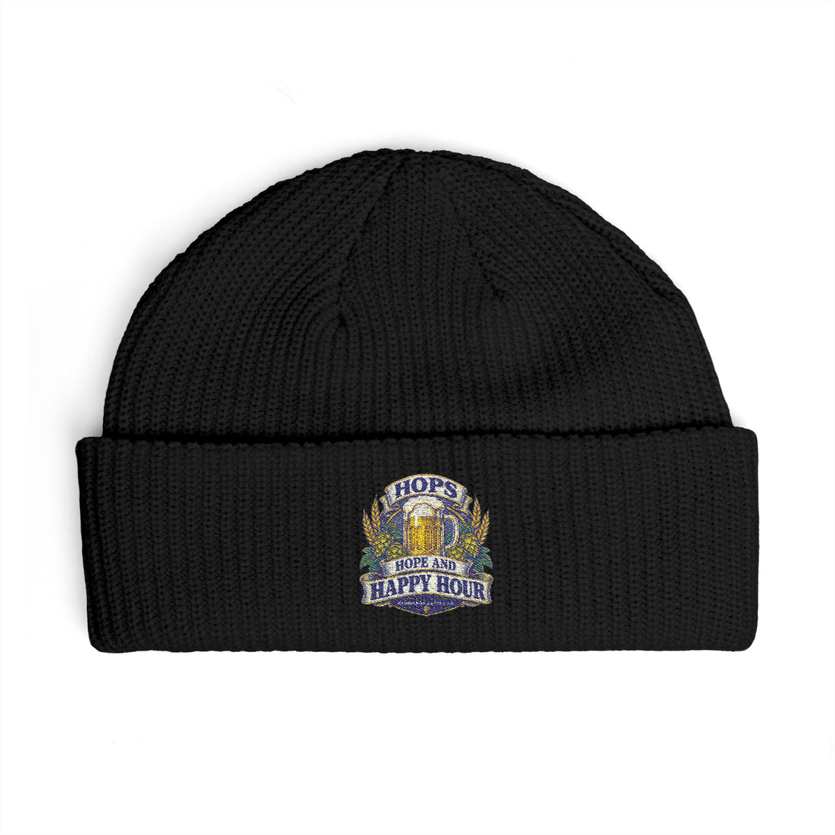 Hops Hope And Happy Hour Cuff Beanie