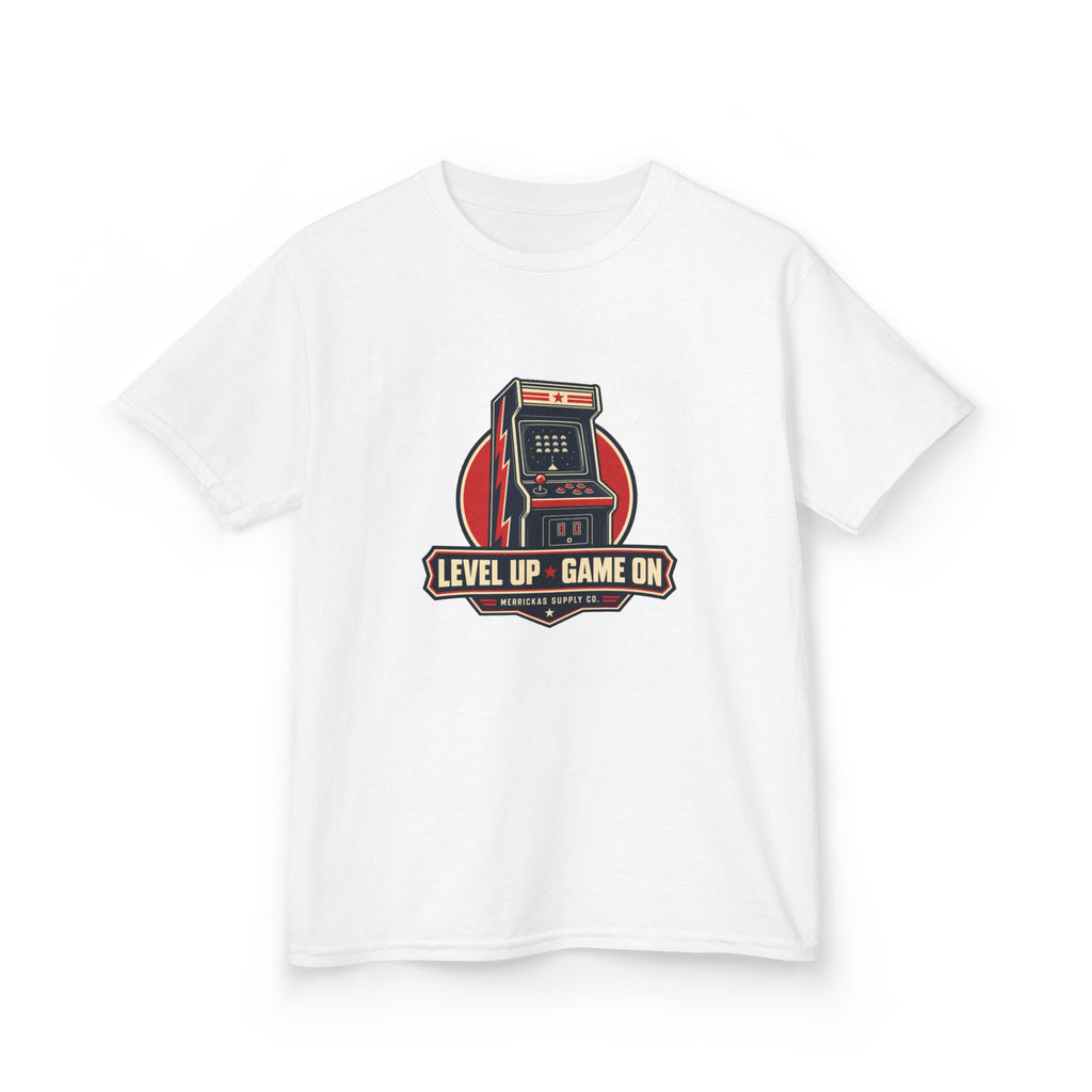 Level Up Game On Kids Tee