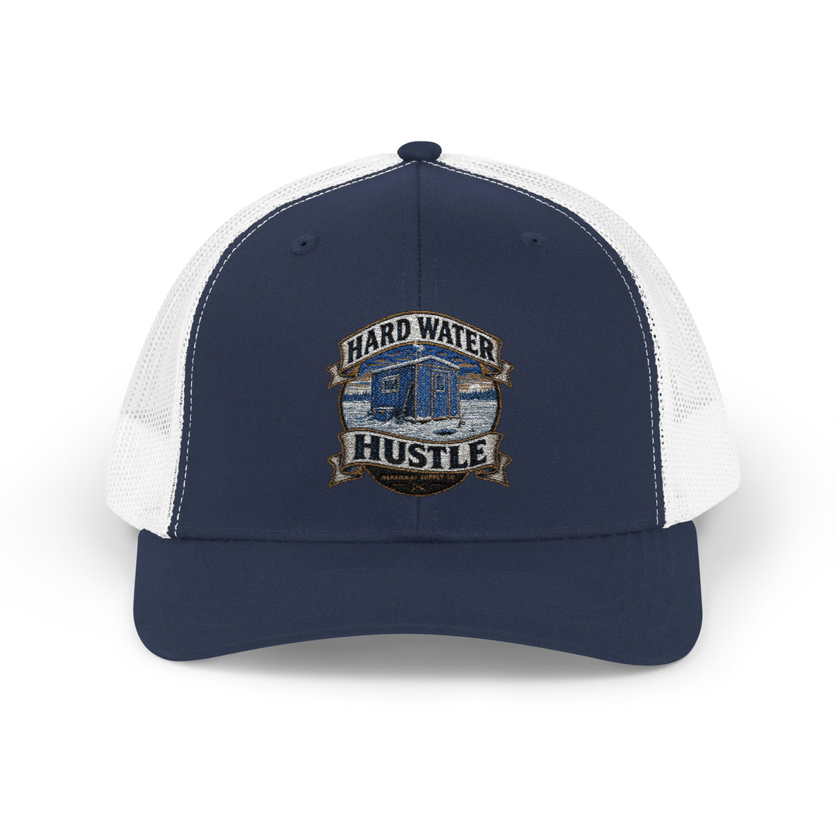 Hard Water Hustle Snapback Trucker Cap