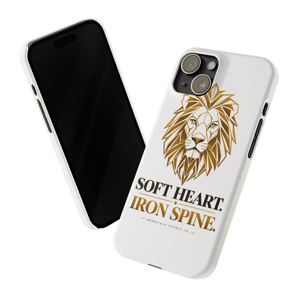 Soft Heart Iron Spine Phone Case