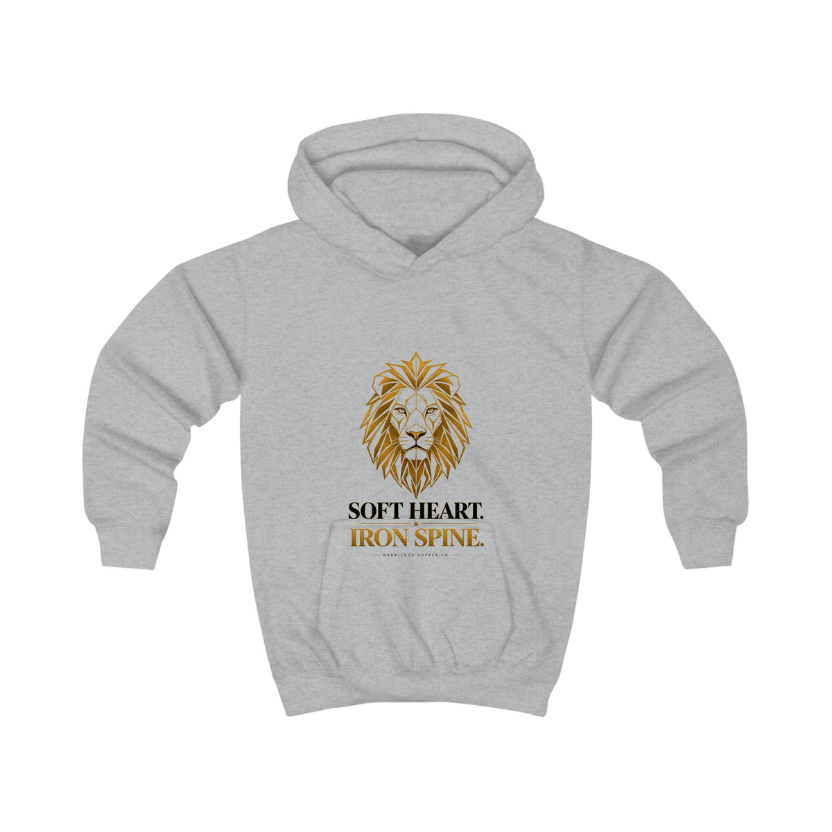 Soft Heart Iron Spine Kids' Hoodie