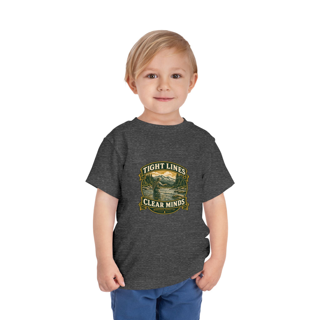 Tight Lines Clear Minds Toddler Tee