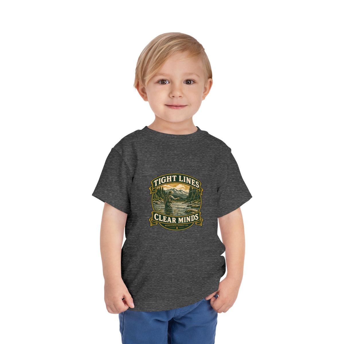 Tight Lines Clear Minds Toddler Tee