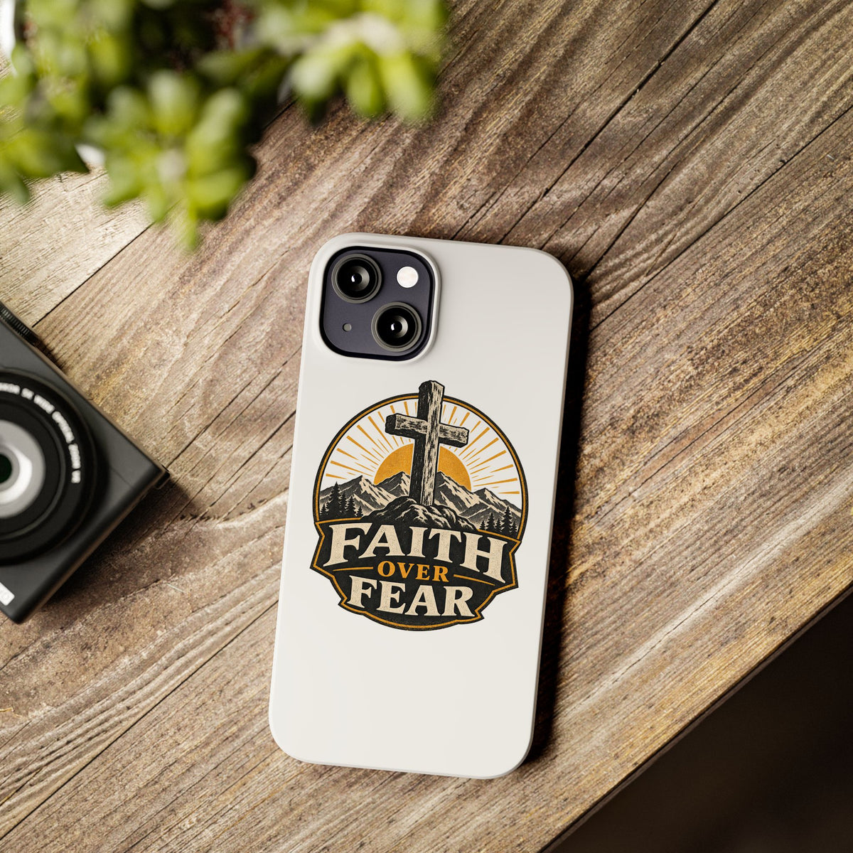 Faith Over Fear Phone Case