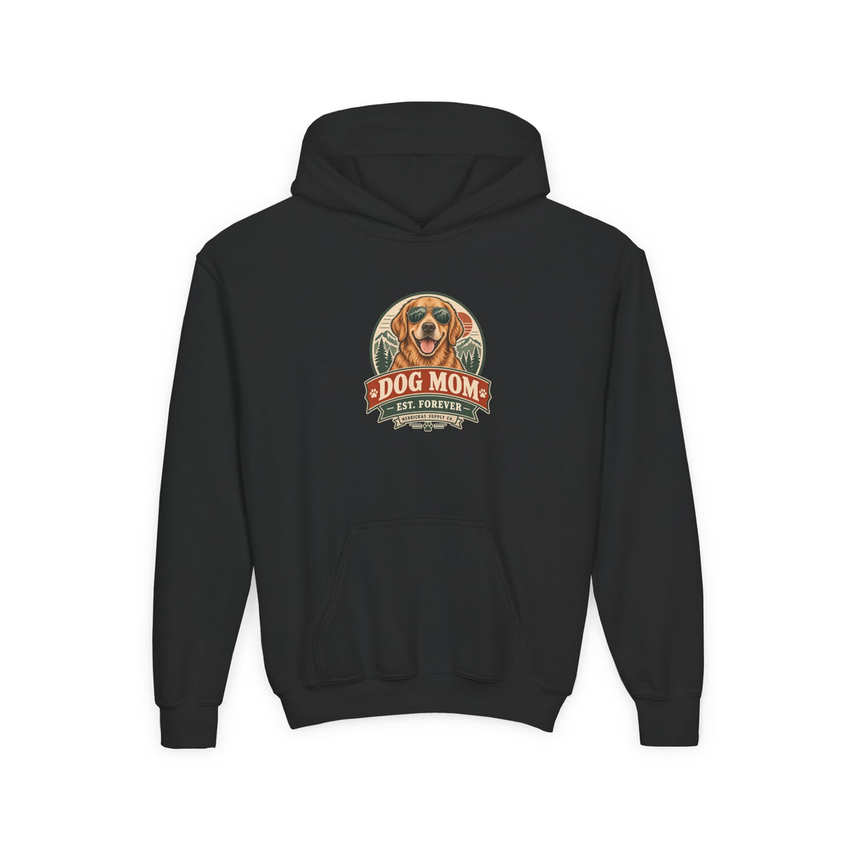 Dog Mom Est. Forever Youth Hoodie