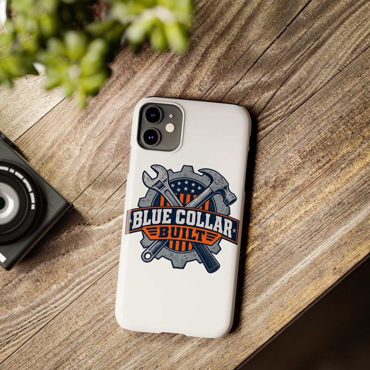 Blue Collar Built Phone Case