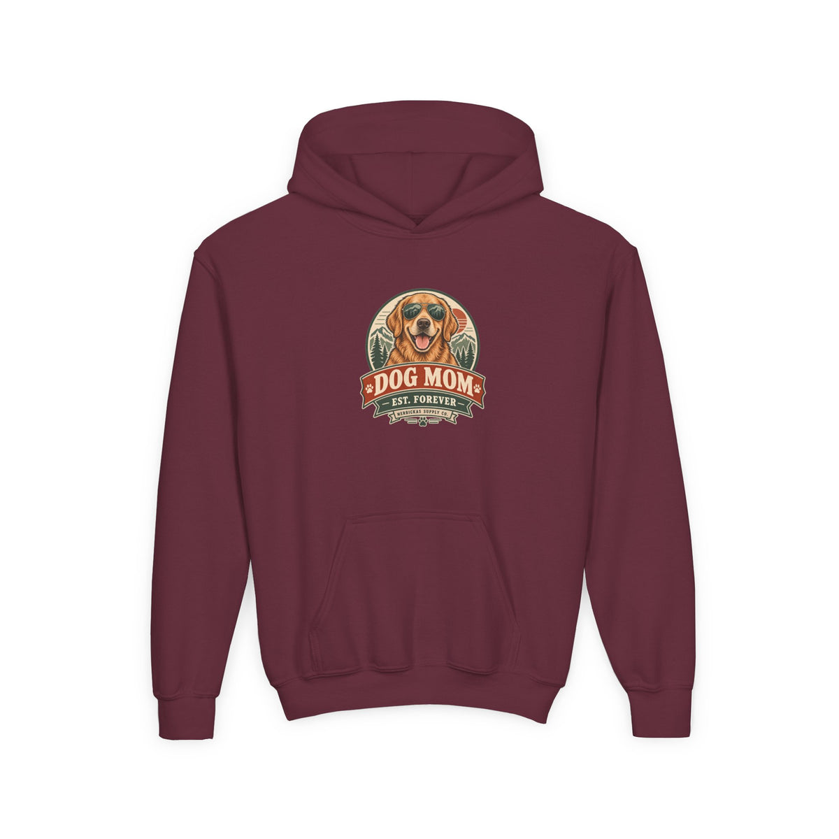 Dog Mom Est. Forever Youth Hoodie