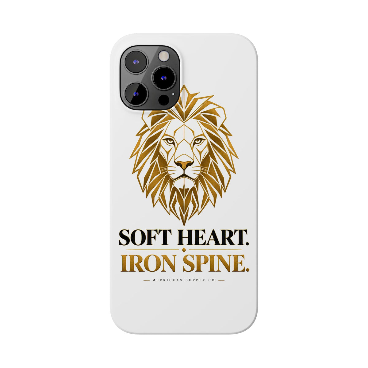 Soft Heart Iron Spine Phone Case