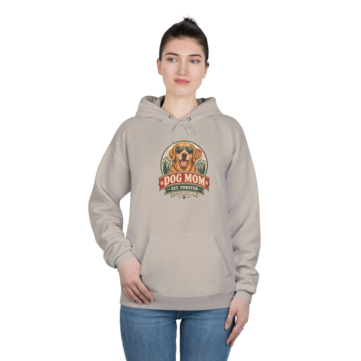 Dog Mom Est. Forever Heavyweight Hoodie