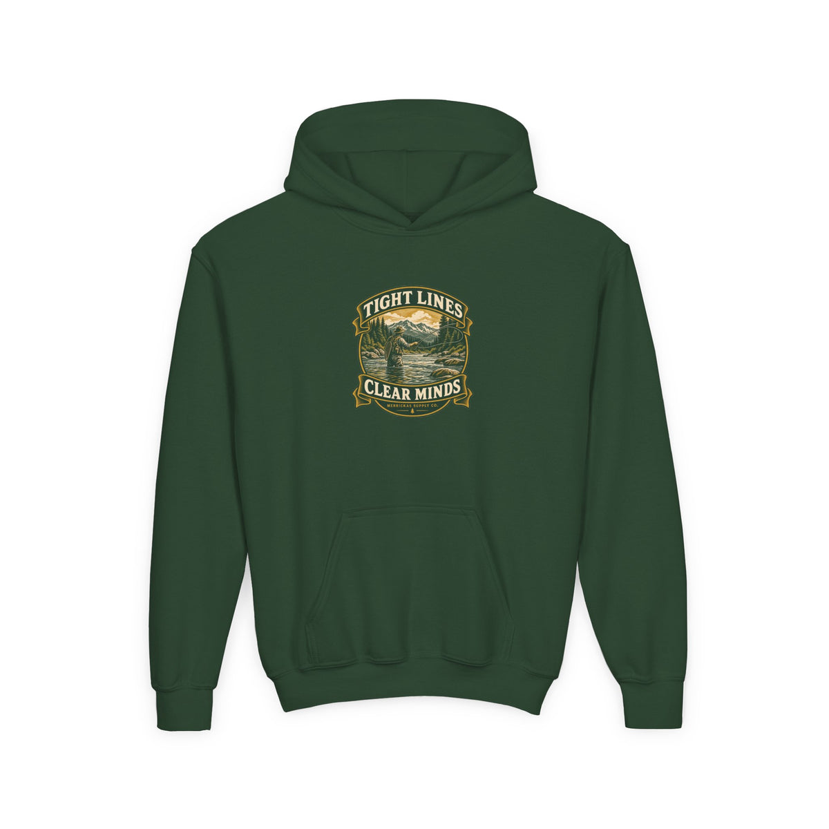 Tight Lines Clear Minds Youth Hoodie