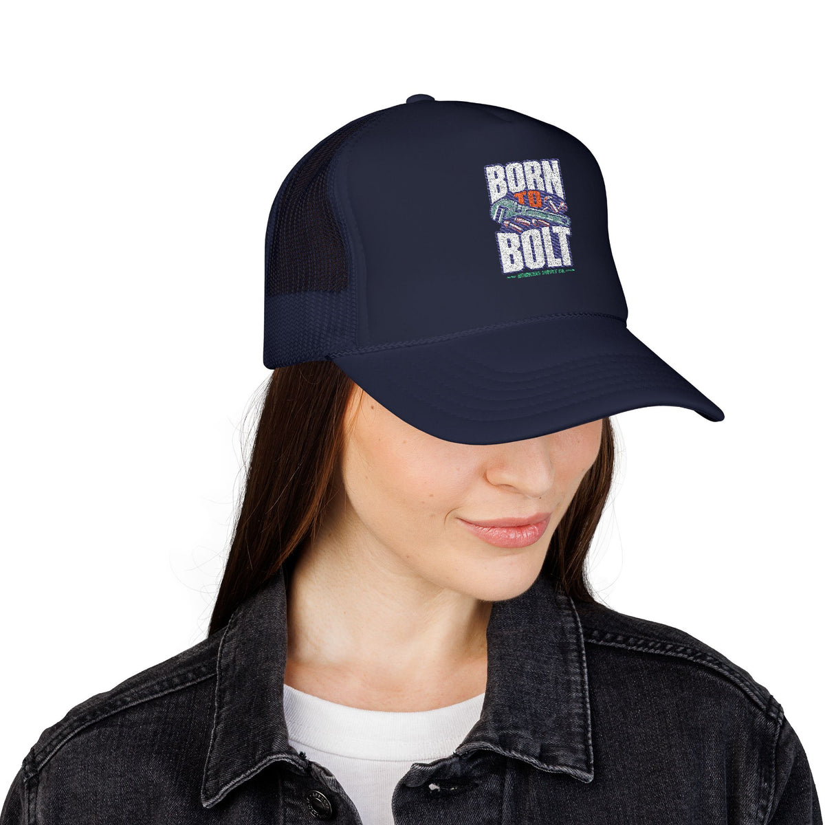 Born To Bolt Foam Trucker Hat