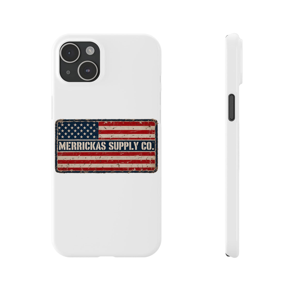 Merrickas American Flag Patch Phone Case