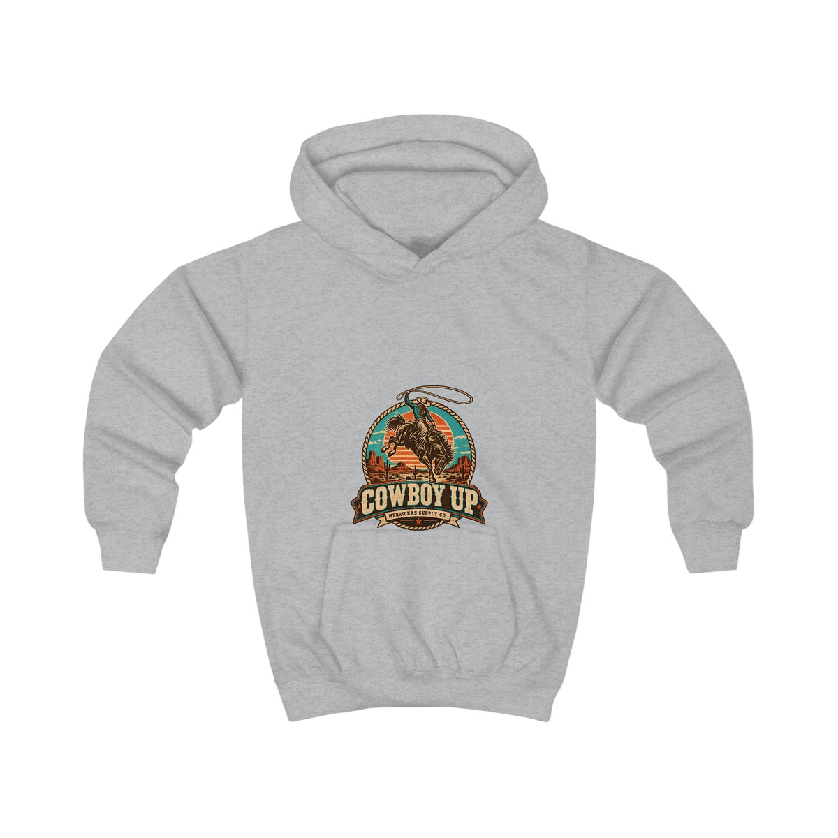 Cowboy Up Kids' Hoodie