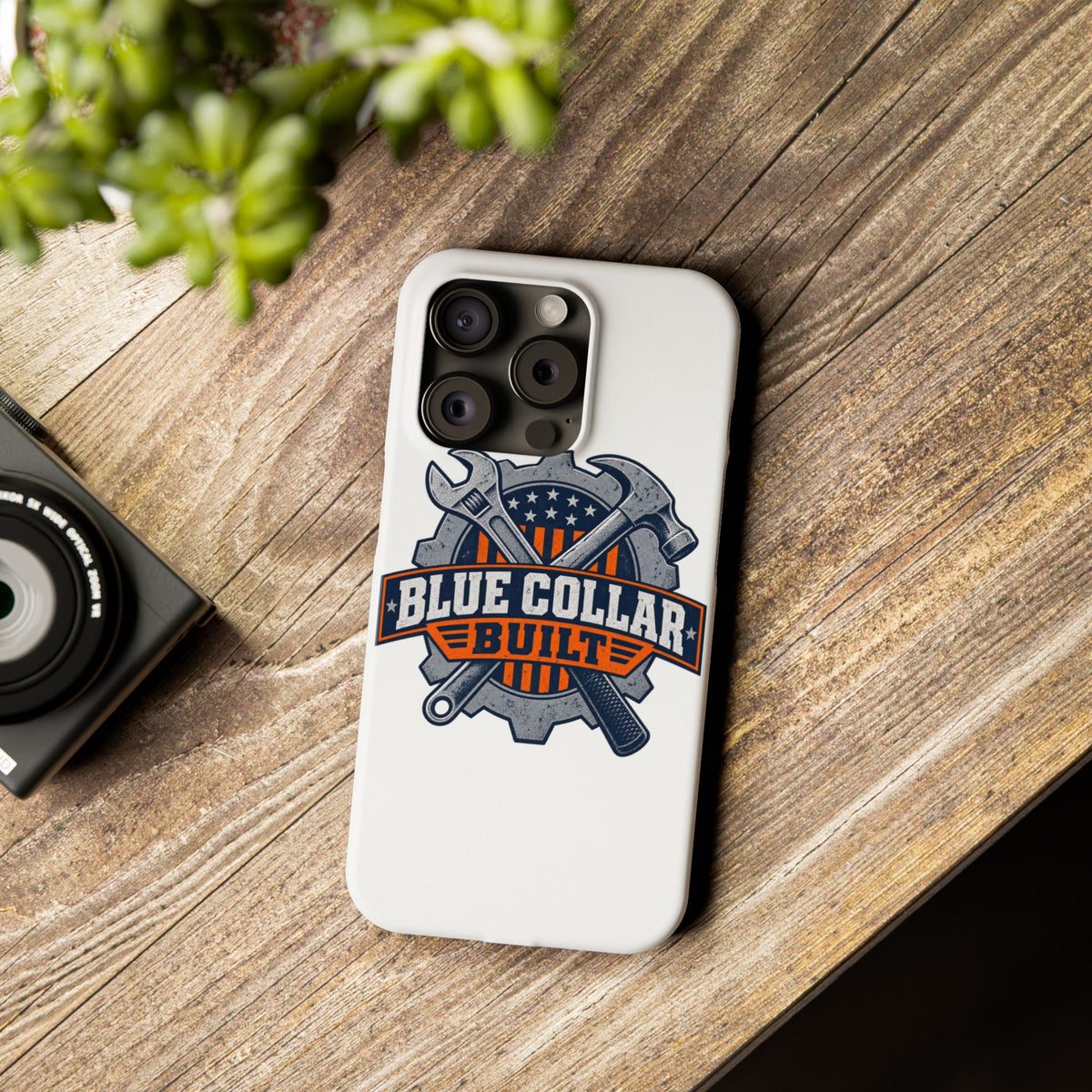 Blue Collar Built Phone Case
