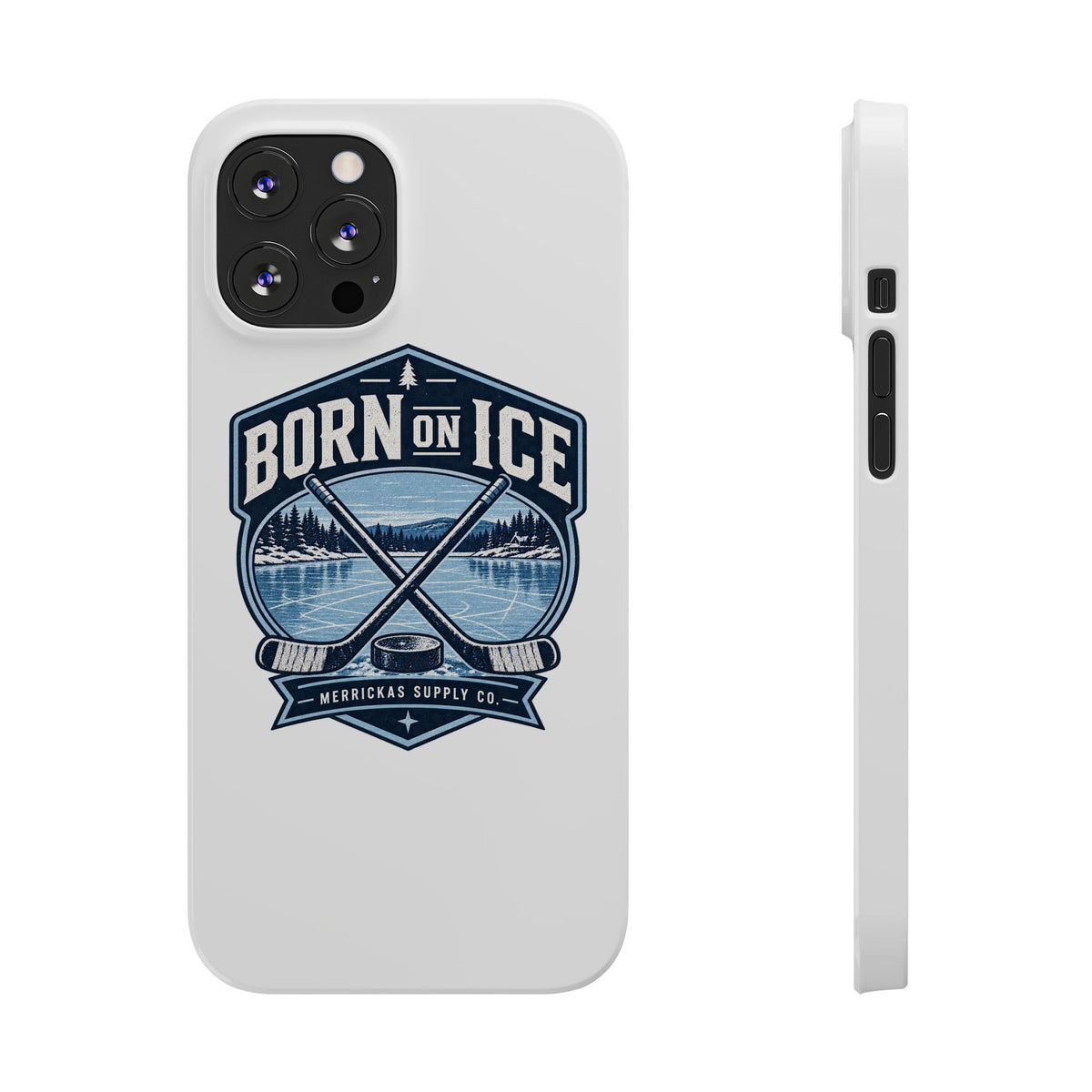 Born On Ice Phone Case