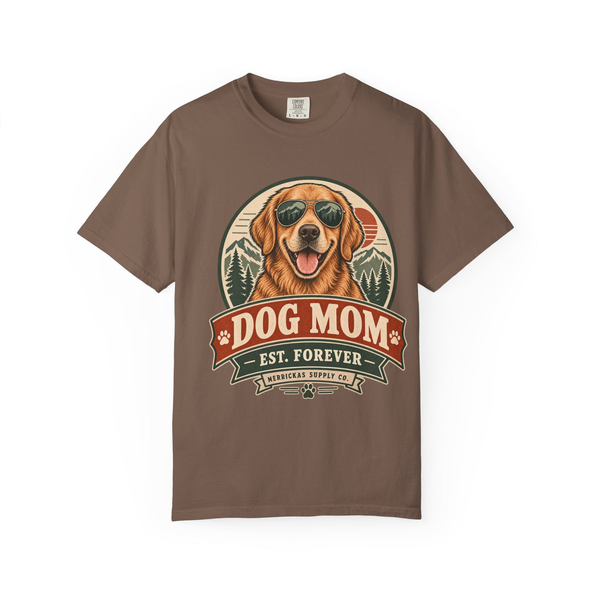 Dog Mom Est. Forever Garment-Dyed Tee
