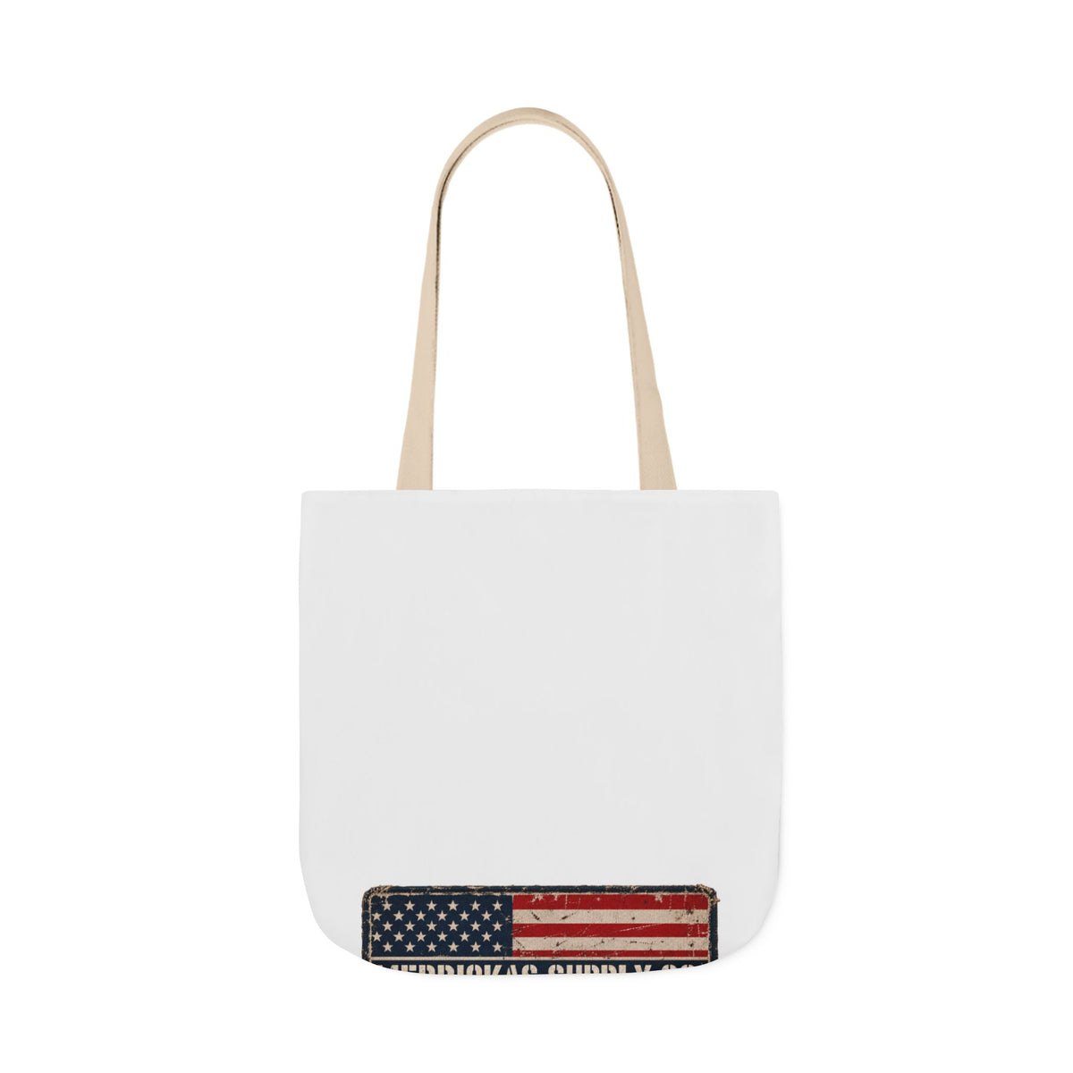 Merrickas American Flag Patch Canvas Wall Art