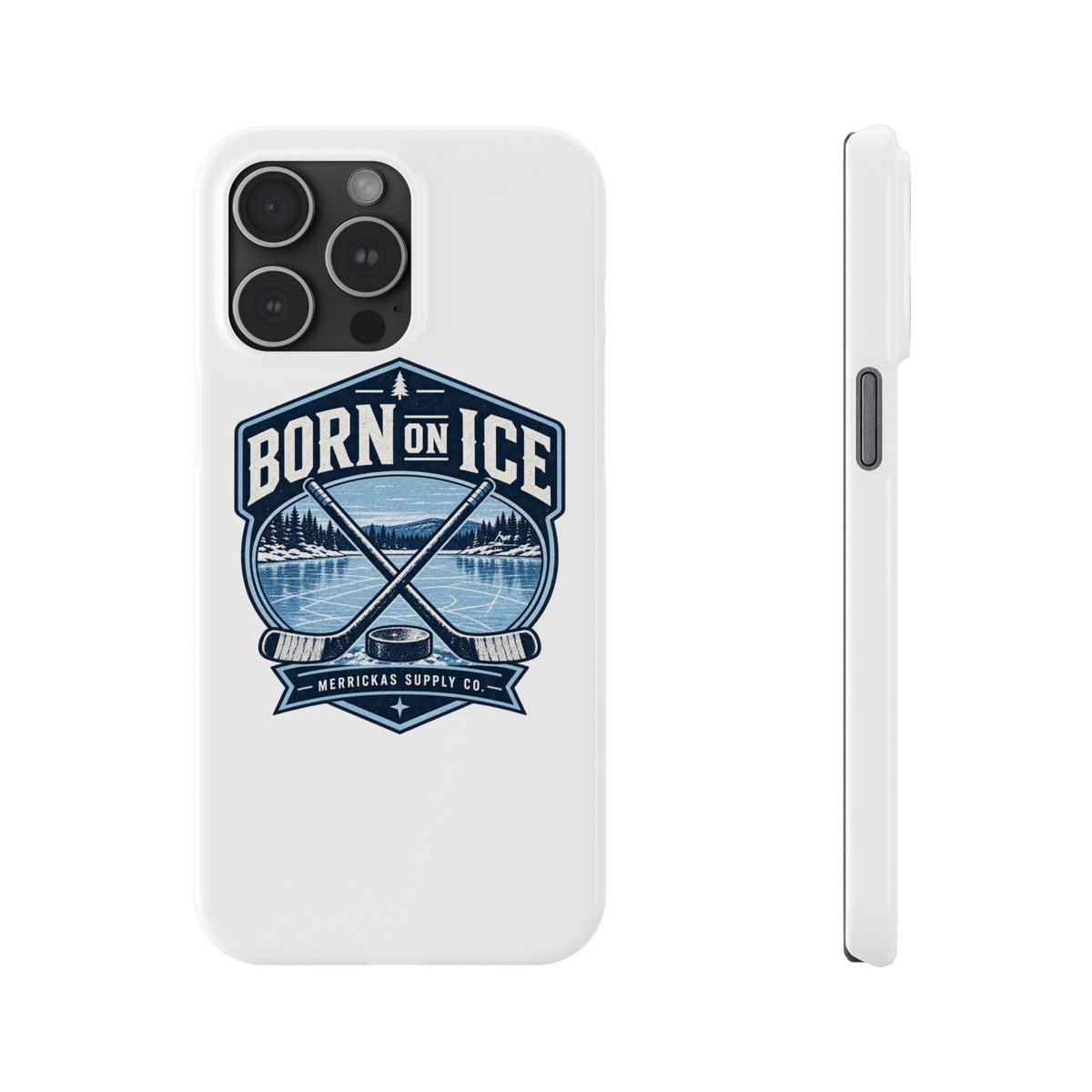 Born On Ice Phone Case