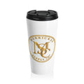 Merrickas Gold MSC Monogram Travel Mug