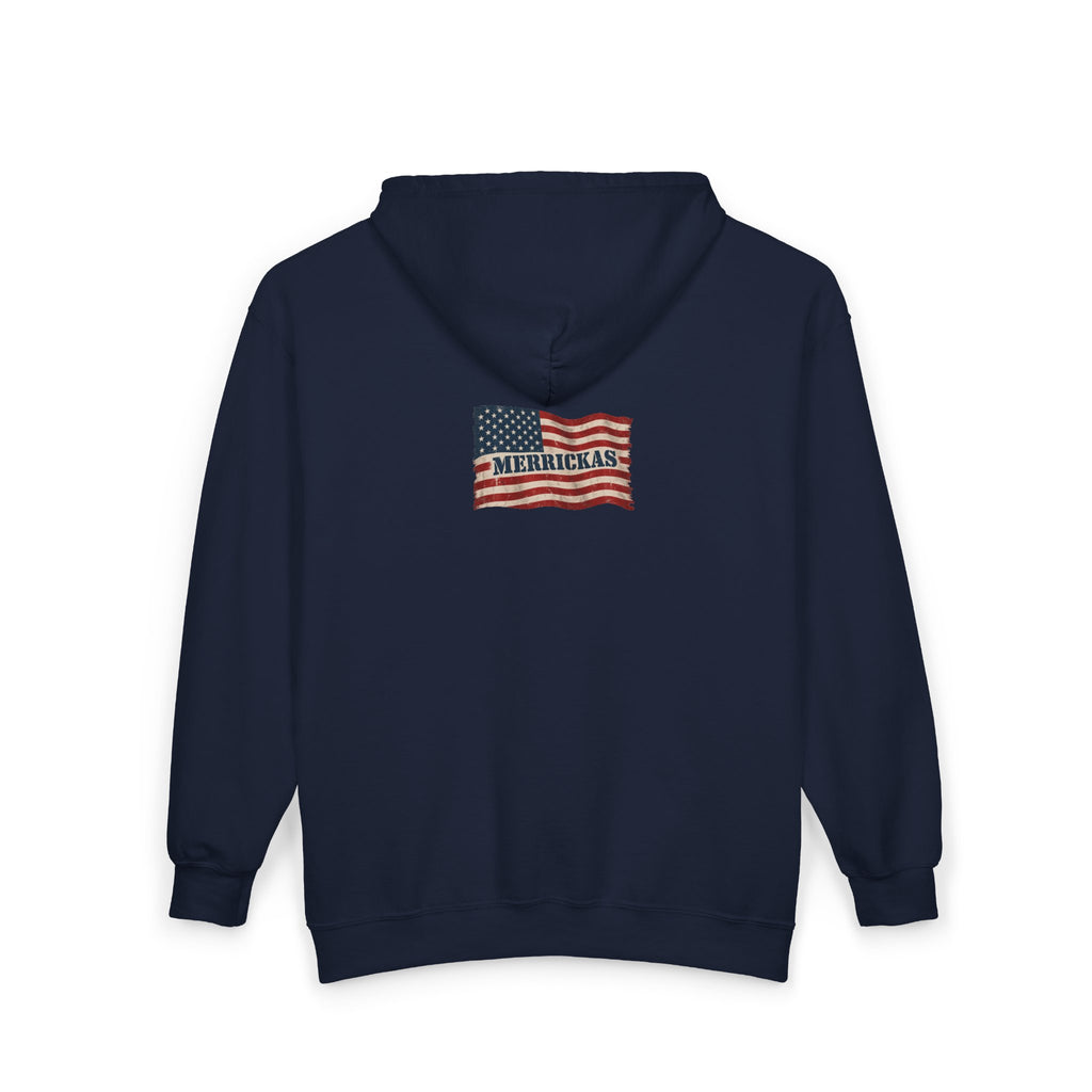 Merrickas Flag Zip Hoodie