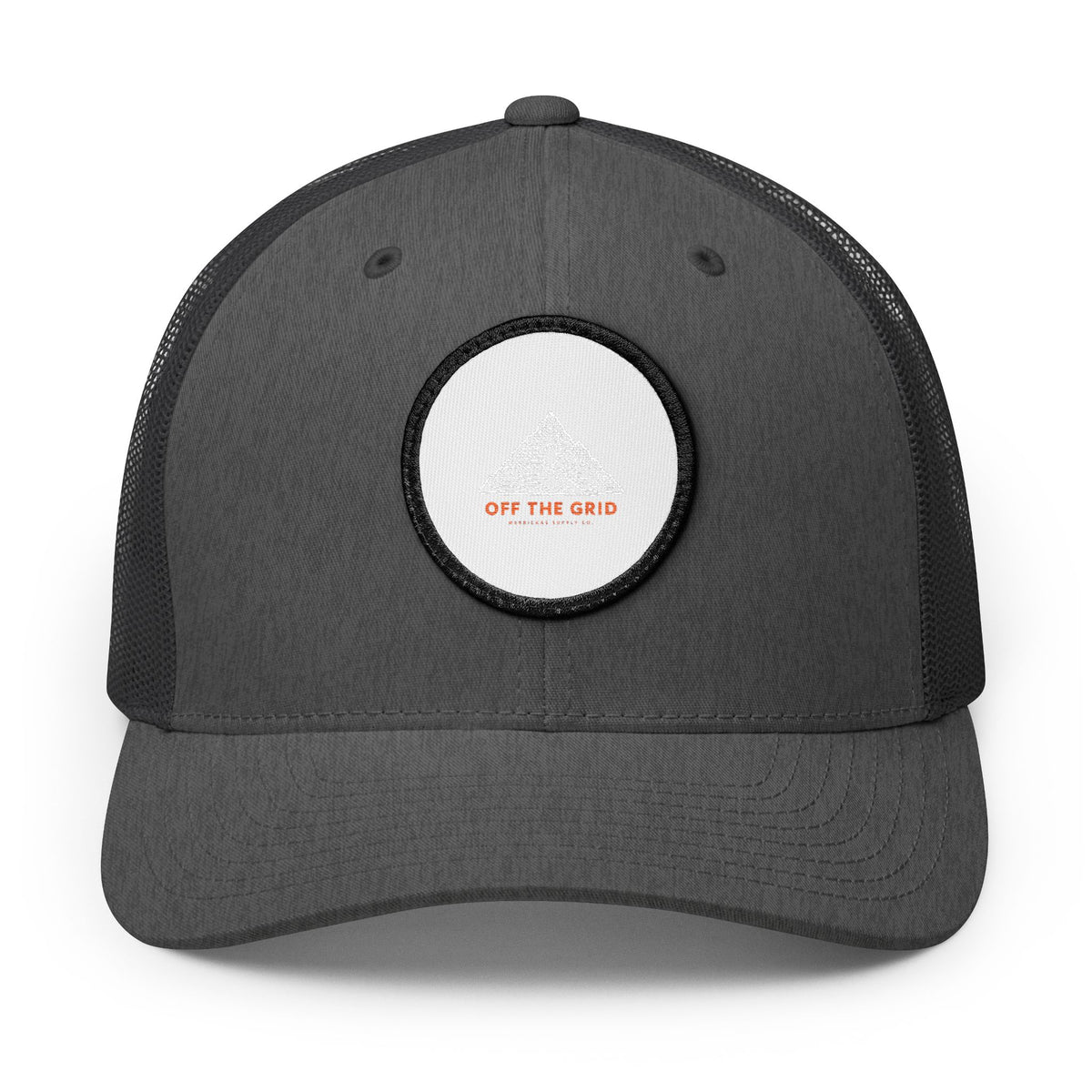 Off The Grid Leather Patch Trucker Cap